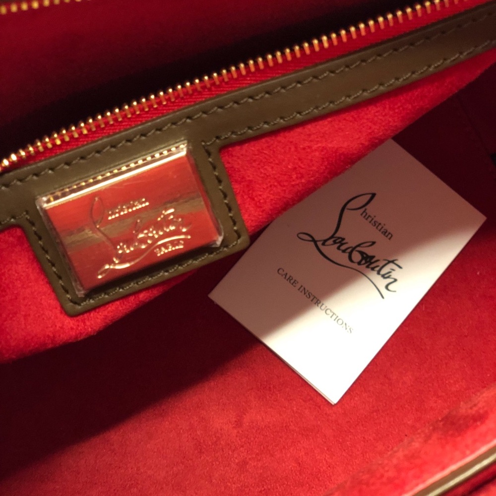 Christian Louboutin Large Eloise Brown Satchel - Picture 6 of 6